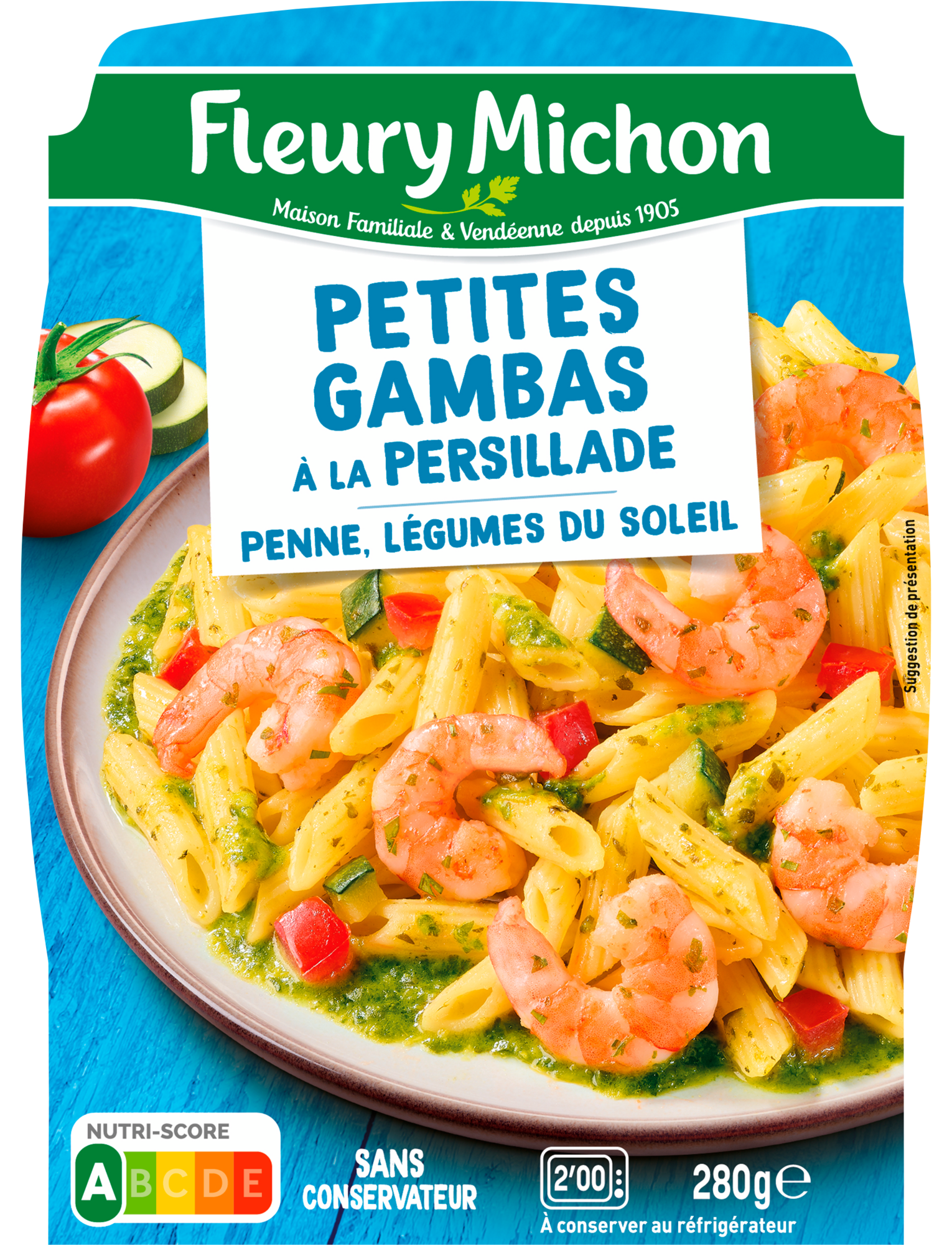 Petites gambas à la persillade