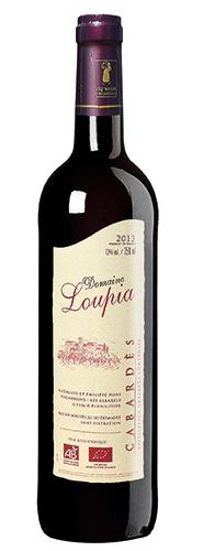 AOC DOMAINE LOUPIA CABARDÈS ROUGE 2022 BIO “CUVÉE JULIE”