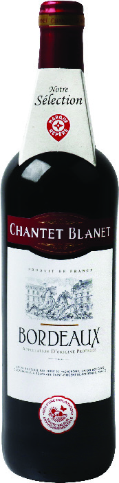 A.O.P(1) BORDEAUX(2) CHANTET BLANET