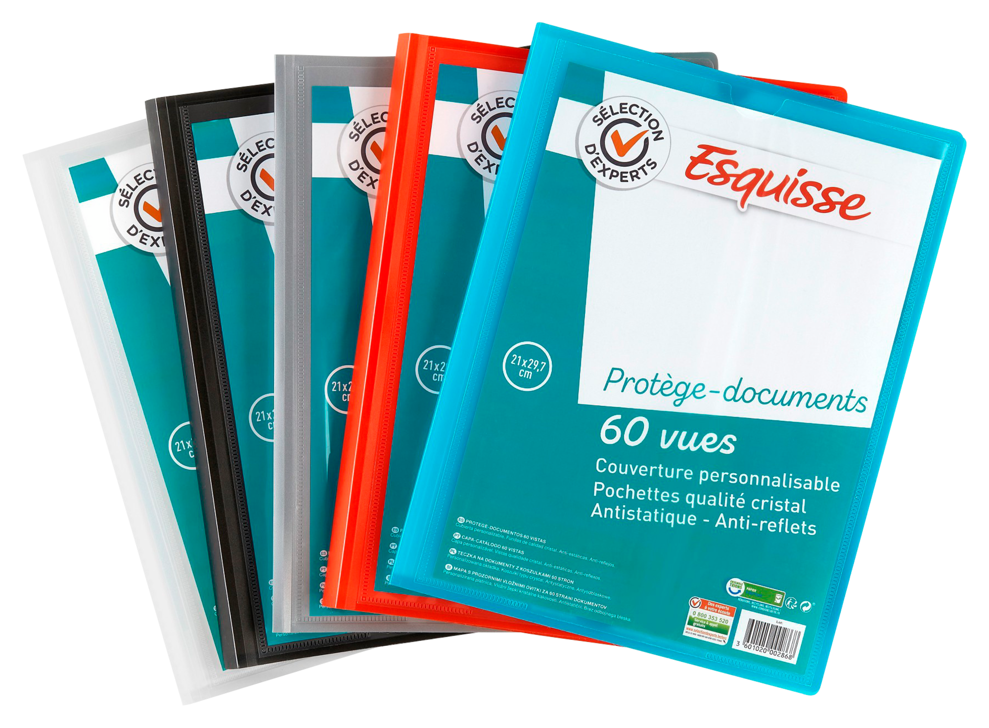 Protège-documents personnalisable 60 vues