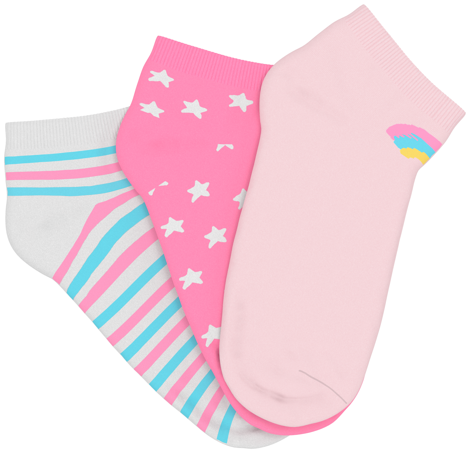 LOT DE 3 PAIRES DE CHAUSSETTES ENFANT
