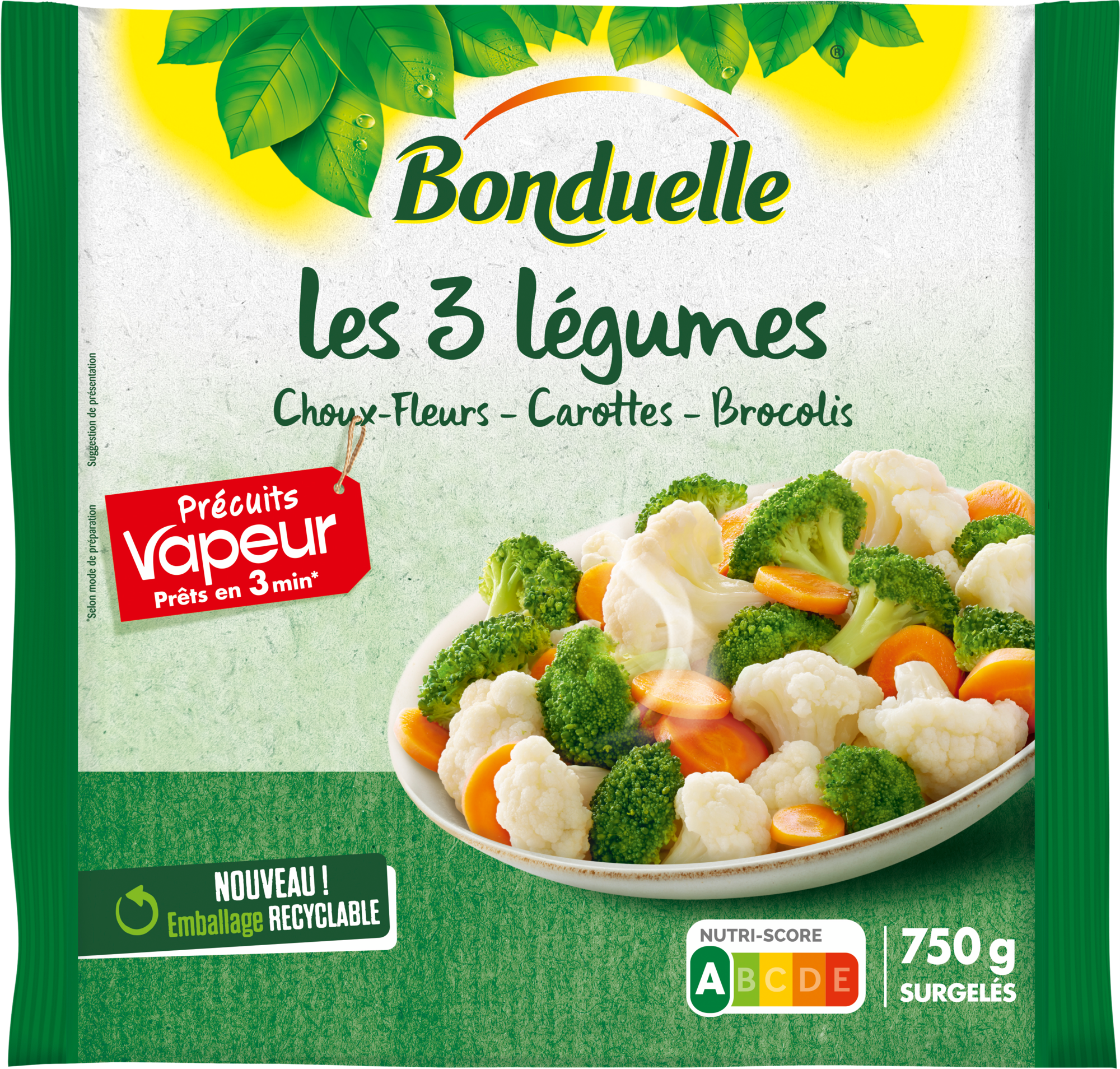 Les 3 légumes surgelés
