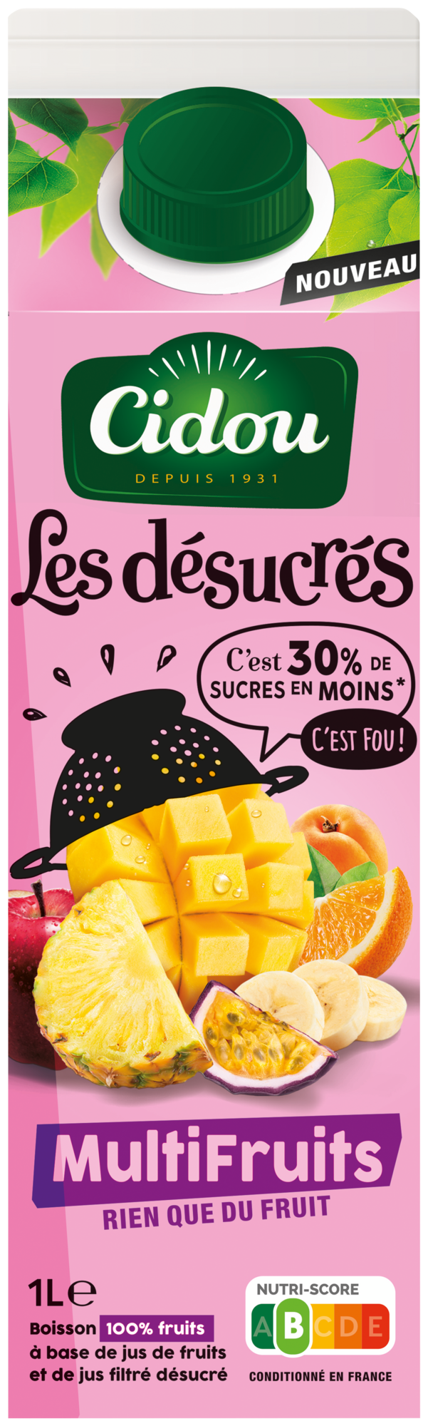 JUS MULTIFRUITS LES DÉSUCRÉS