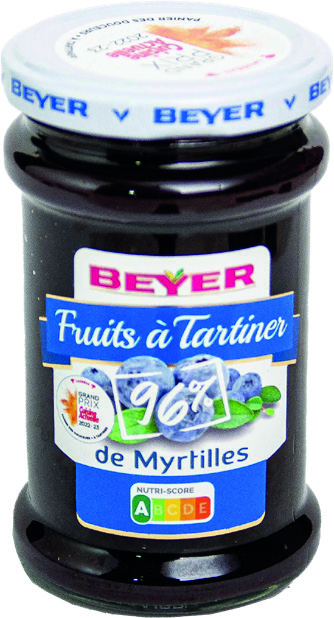 FRUITS À TARTINER DE MYRTILLES