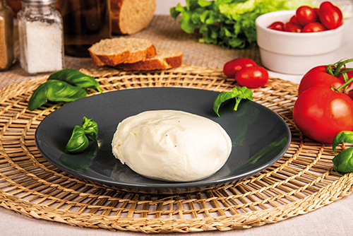 MOZZARELLA DI LATTE DI BUFALA À LA TRUFFE* 2,7% - 24% Mat.Gr.