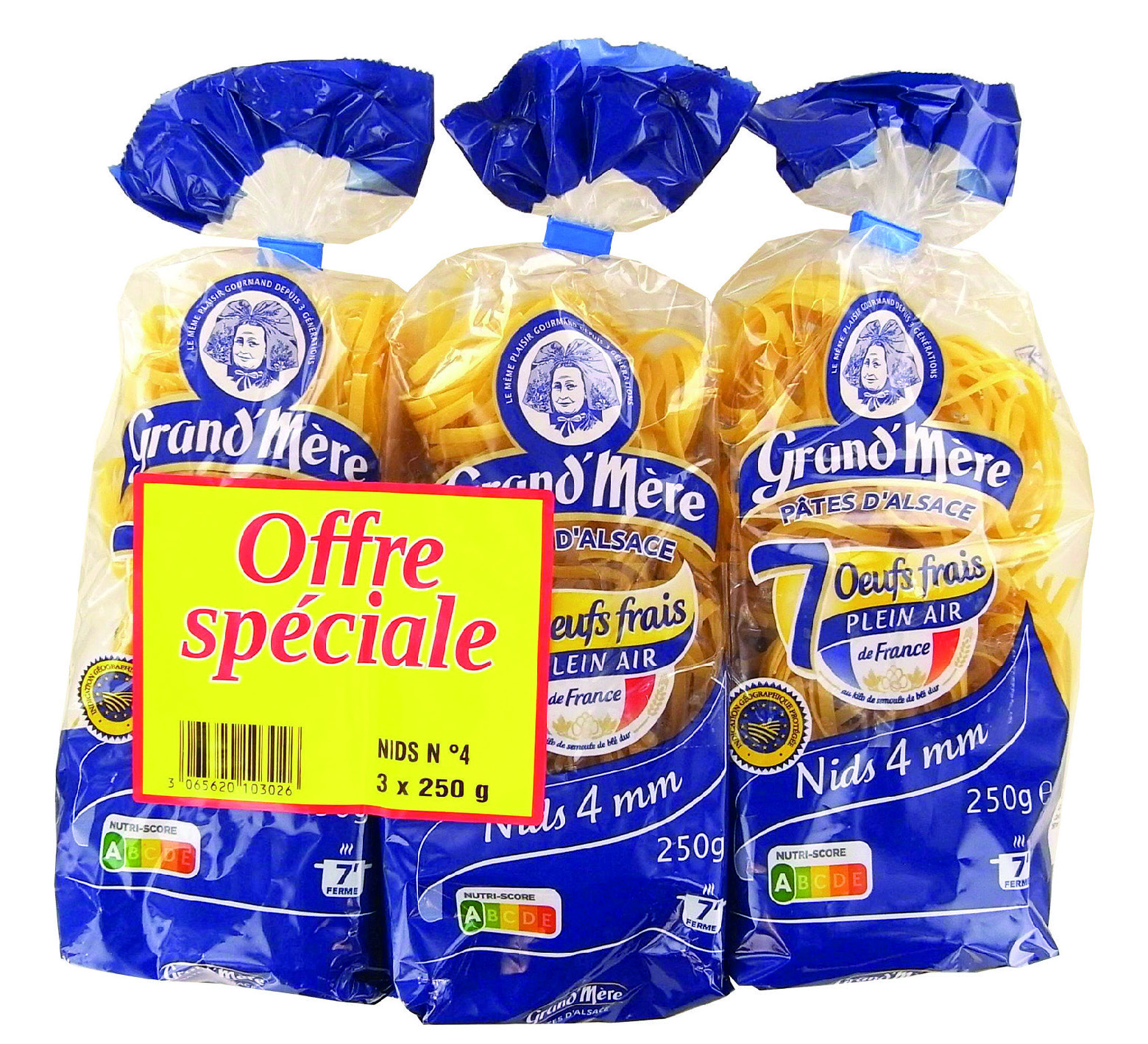 PÂTES D’ALSACE IGP* X3