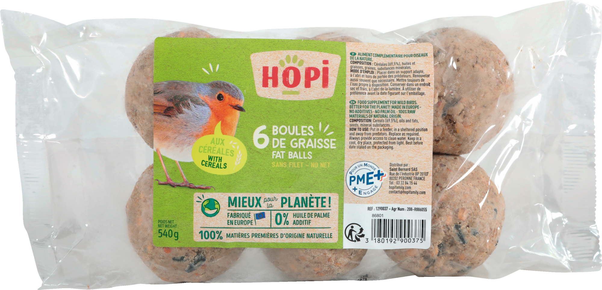 BOULES DE GRAISSES x6