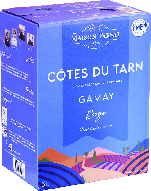 I.G.P(1) CÔTES DU TARN MAISON PARSAT GAMAY