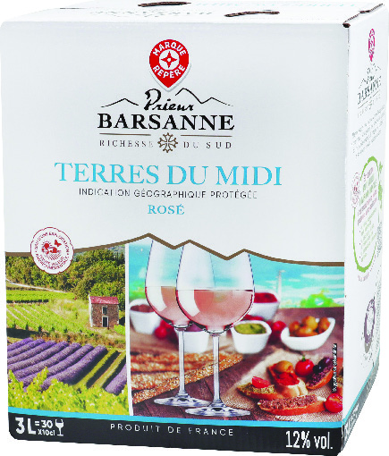 I.G.P(1) TERRES DU MIDI(2) PRIEUR BARSANNE