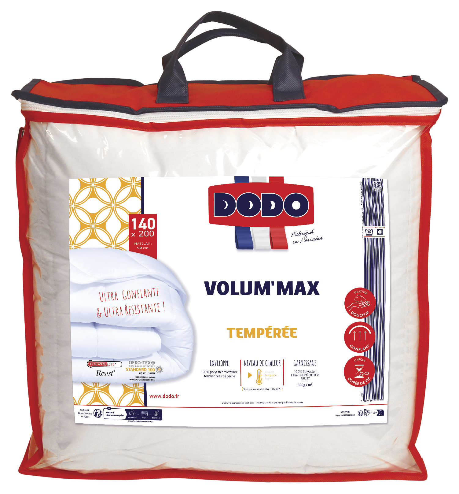 COUETTE VOLUM'MAX 140X200 CM