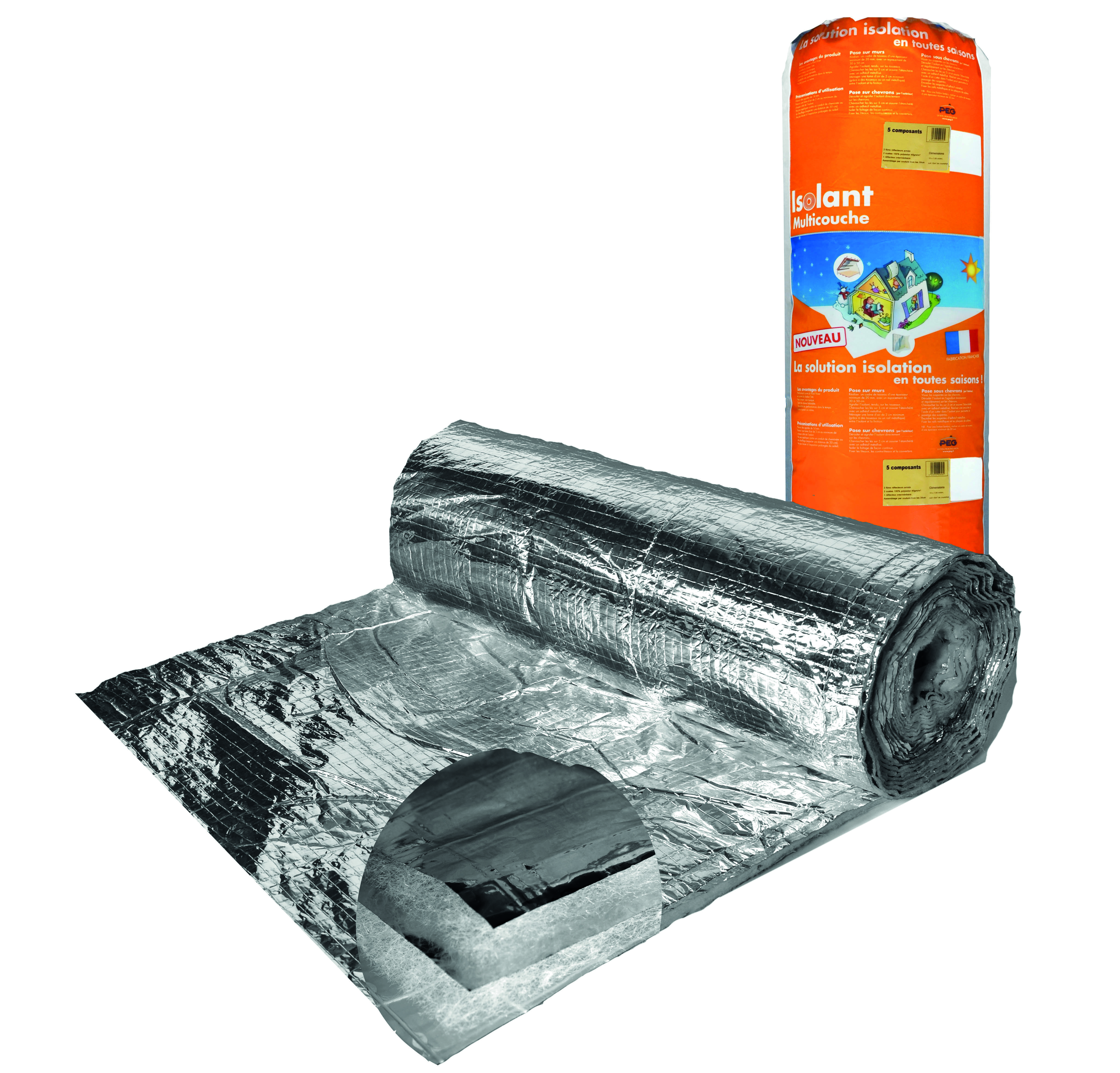 ISOLANT THERMORÉFLECTEUR 5 COUCHES