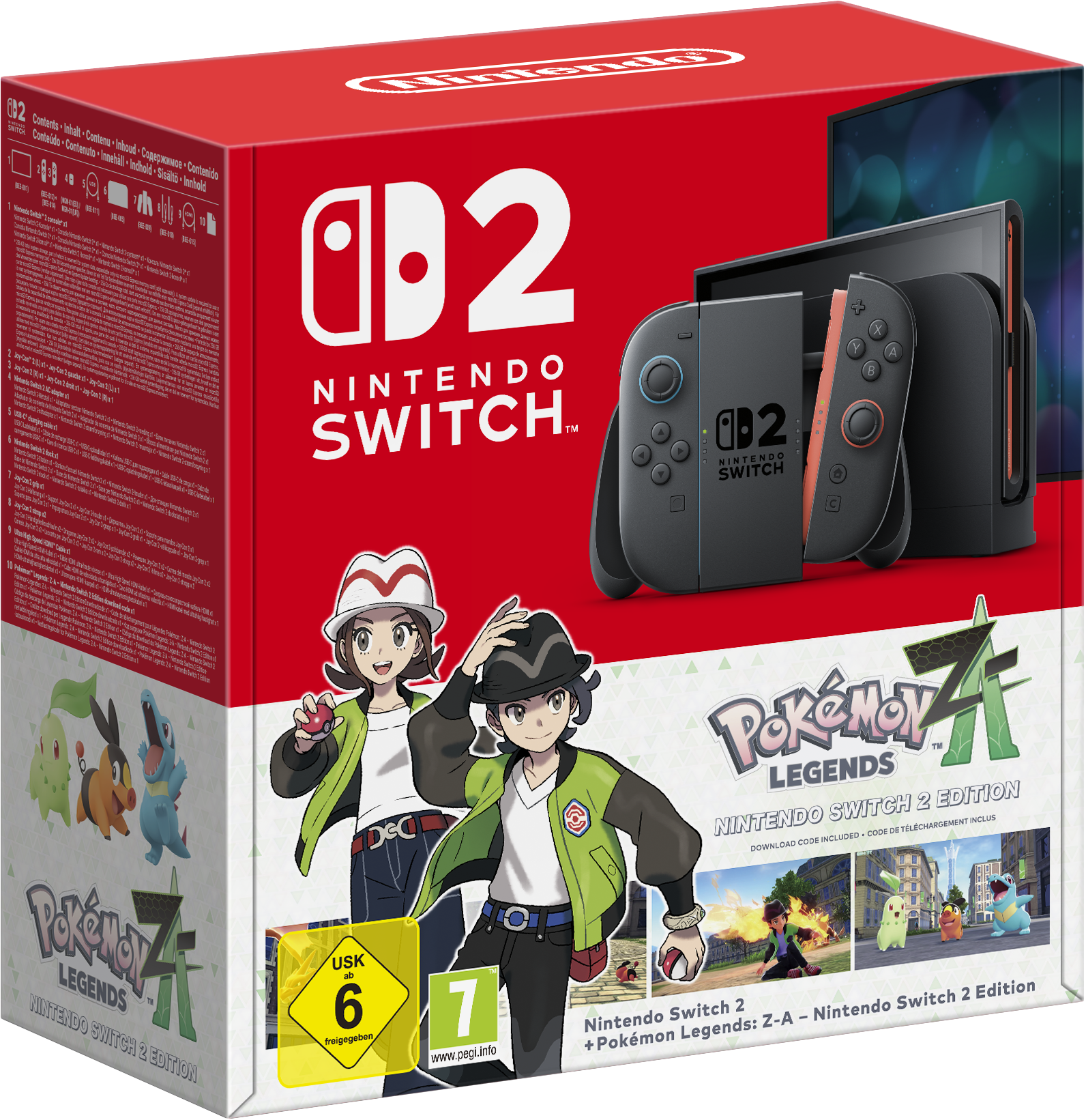 PACK CONSOLE NINTENDO SWITCH 2 +
LÉGENDES POKÉMON : Z-A SWITCH 2