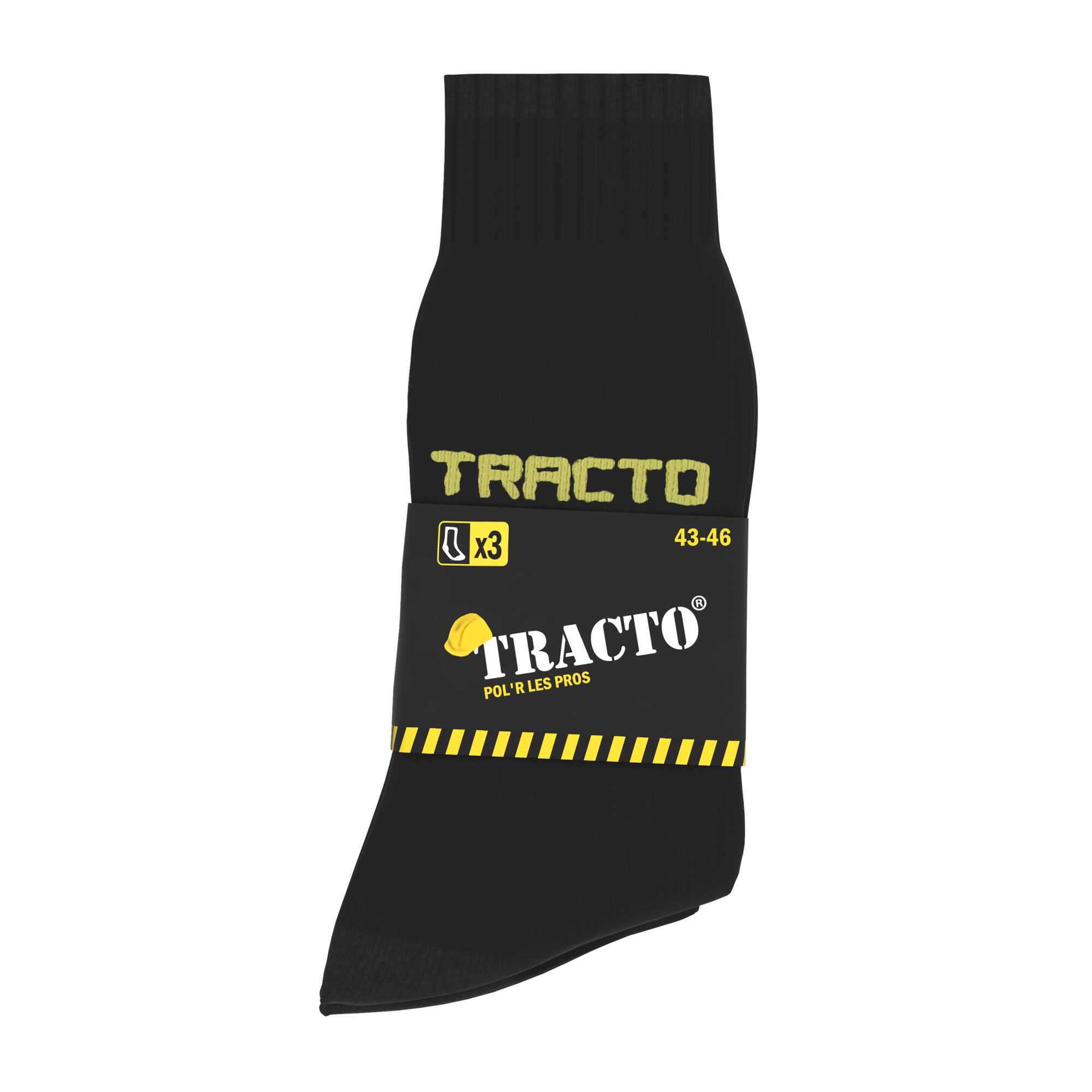 LOT DE 3 PAIRES DE CHAUSSETTES  DE TRAVAIL HOMME 