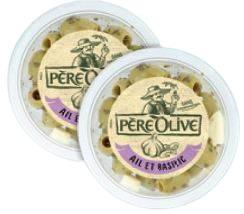OLIVES GRECQUES AIL & BASILIC