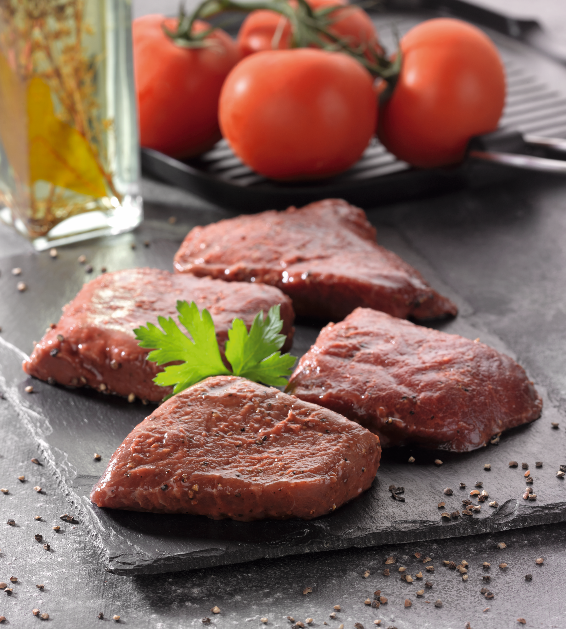 4 pavés de rumsteck aux 3 poivres Maxi format