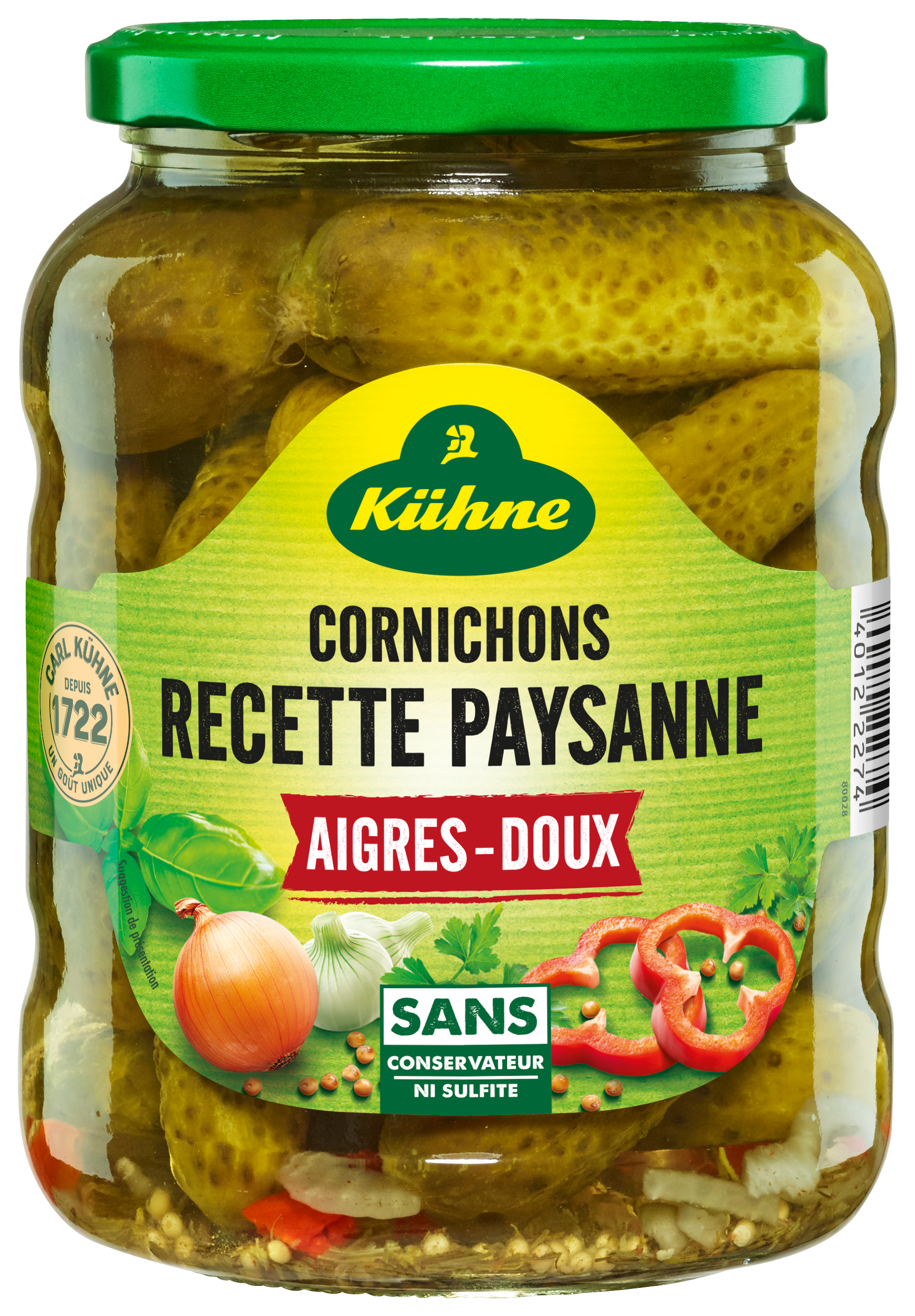 CORNICHONS AIGRES-DOUX