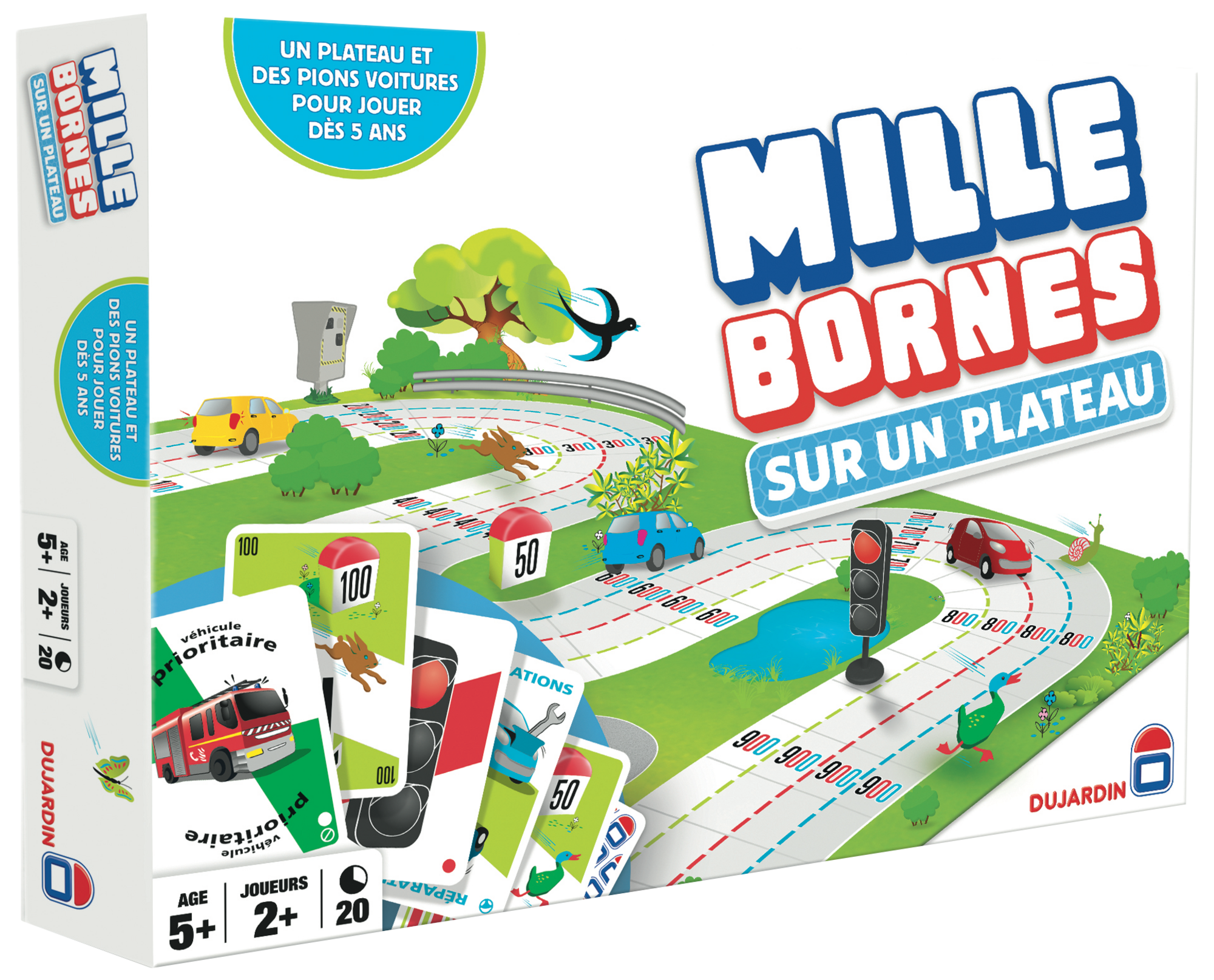 MILLE BORNES SUR UN PLATEAU