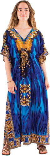 ROBE LONGUE NŒUD RESSERRÉ À LA TAILLE