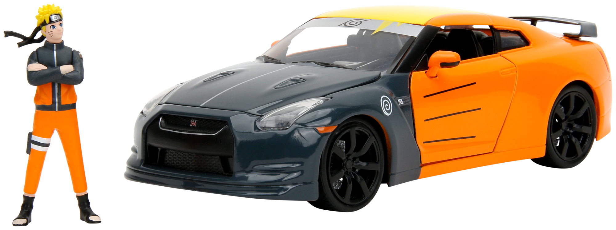 Nissan GT-R + figurine naruto