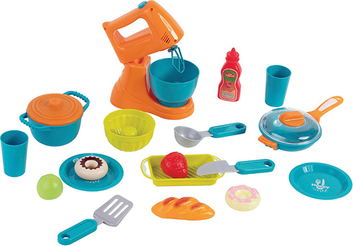 SET DE CUISINE POUR ENFANT AVEC ROBOT ET ACCESSOIRES