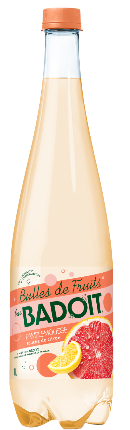 BOISSON PÉTILLANTE SANS ALCOOL AU JUS DE CITRON
À BASE DE CONCENTRÉ AROMATISÉ