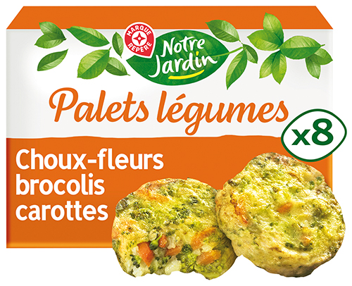 8 PALETS DE LÉGUMES CHOUX-FLEURS, BROCOLIS ET CAROTTES SURGELÉS