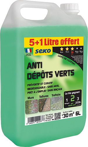 ANTI DÉPÔTS VERTS