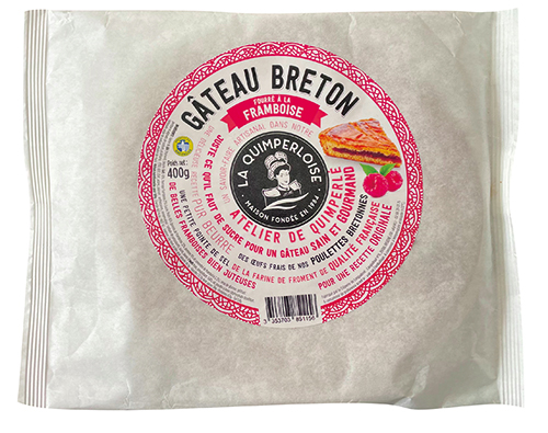 GÂTEAU BRETON FOURRÉ À LA FRAMBOISE