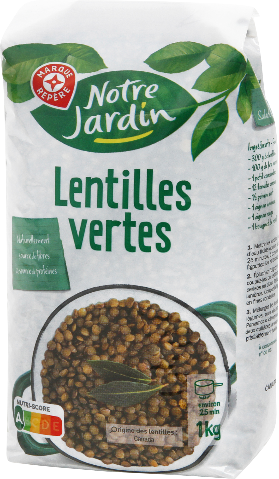LENTILLES VERTES