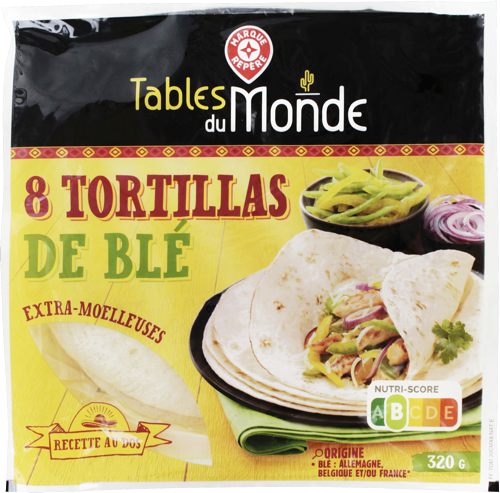 8 TORTILLAS