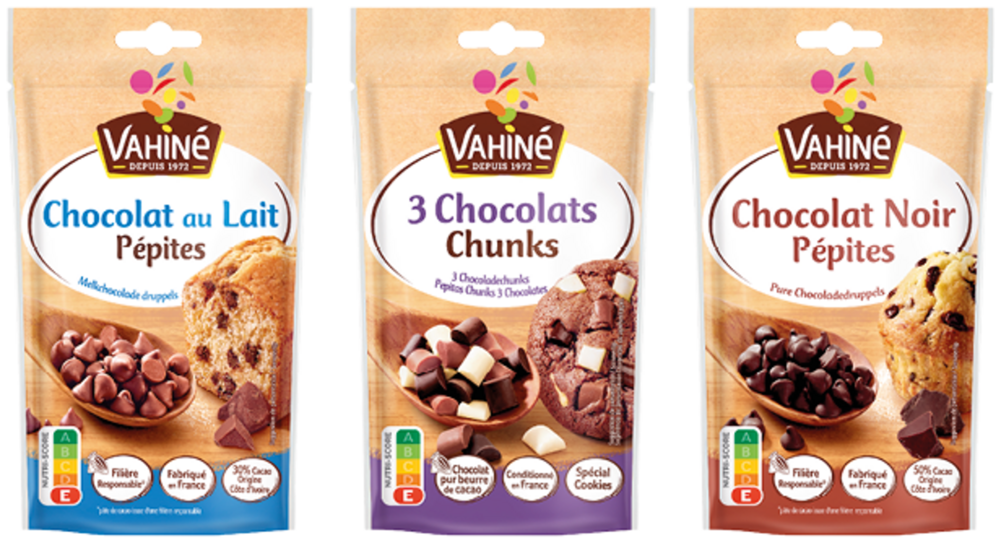 SUR LES PRODUITS PRÉSENTS EN MAGASIN DE LA GAMME PÉPITES "VAHINÉ"