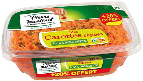 CAROTTES RÂPÉES À LA CIBOULETTE