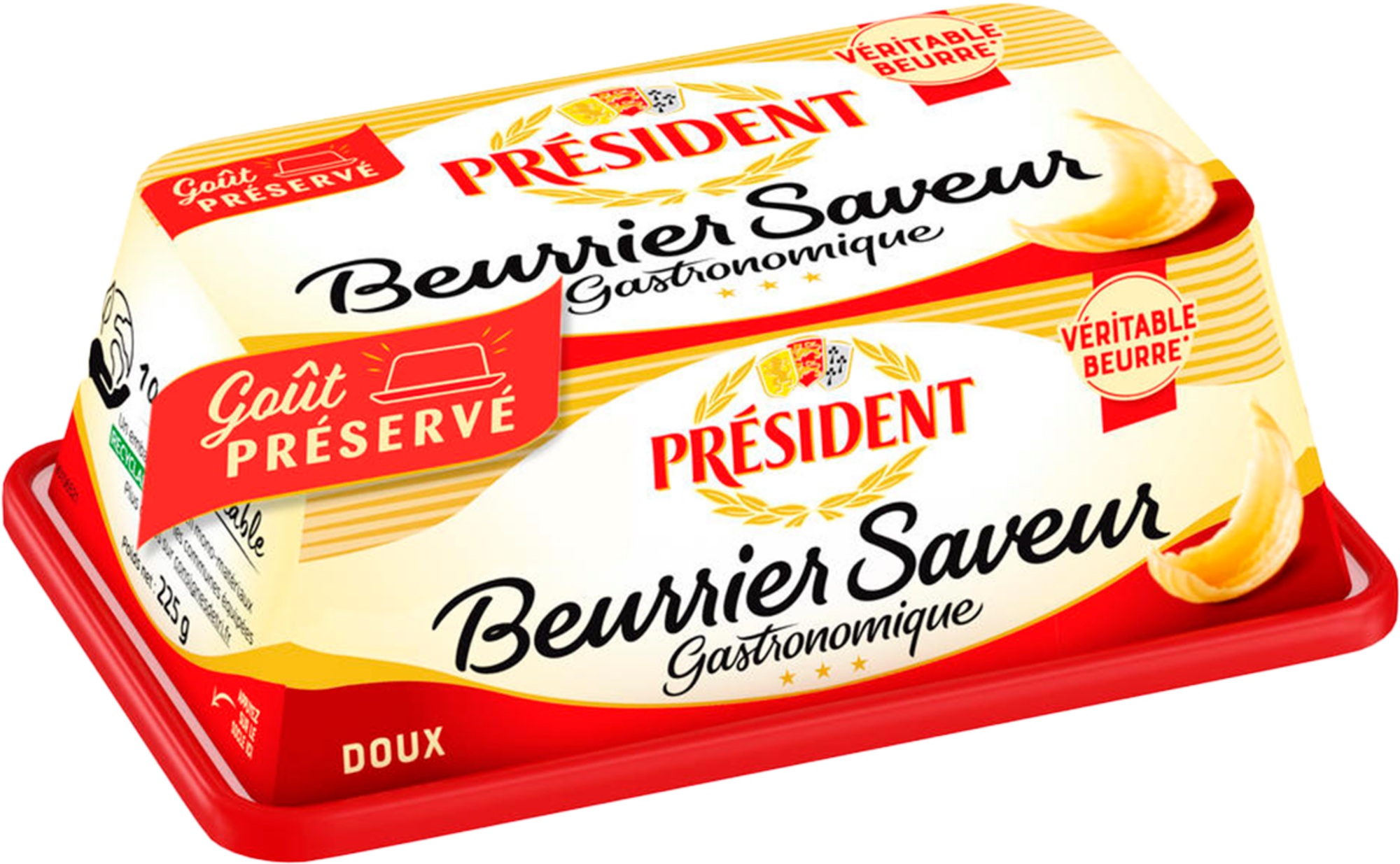 Beurrier saveur gastronomique doux 82% Mat. Gr.