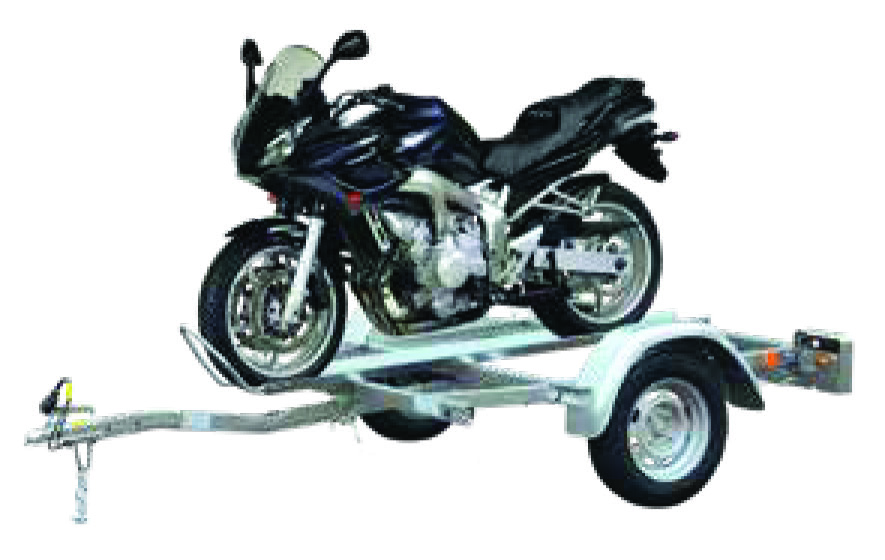 REMORQUE PORTE MOTO 1 RAIL
