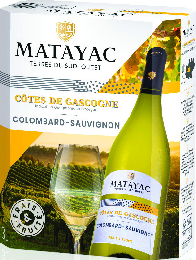 I.G.P(1) CÔTES DE GASCOGNE MATAYAC COLOMBARD SAUVIGNON
