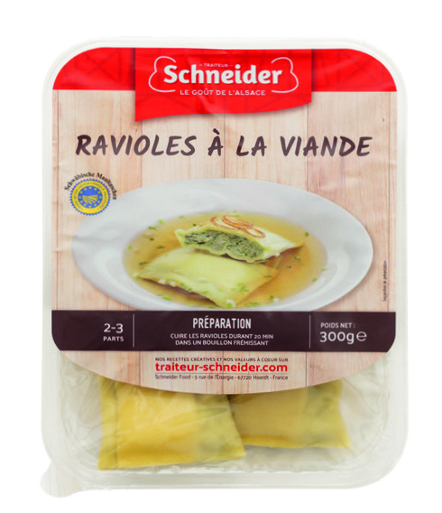 RAVIOLES À LA VIANDE IGP