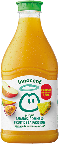 JUS ANANAS, POMME & FRUIT DE LA PASSION FORMAT SPÉCIAL