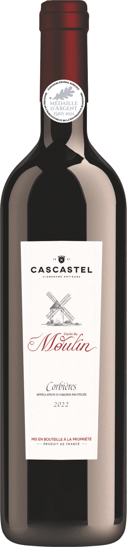 AOP VIN ROUGE CORBIÈRES
CUVÉE DU MOULIN 2022