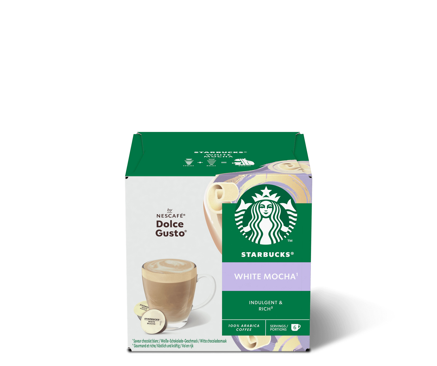 CAPSULES DE CAFÉ BY NESCAFÉ DOLCE GUSTO WHITE MOCHA