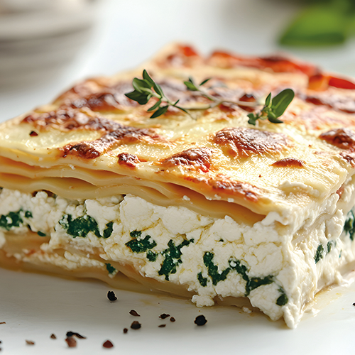LASAGNES PRIMAVERA À LA FETA