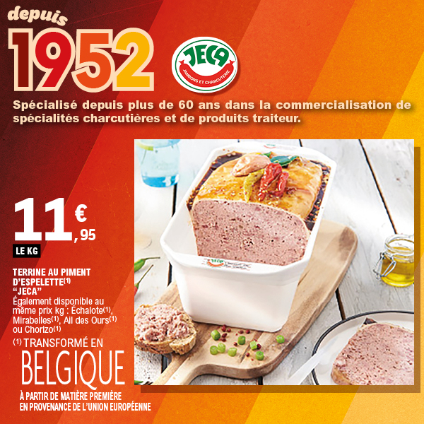TERRINE AU PIMENT D’ESPELETTE