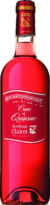 A.O.P(1) BORDEAUX CLAIRET CAVE DE QUINSAC