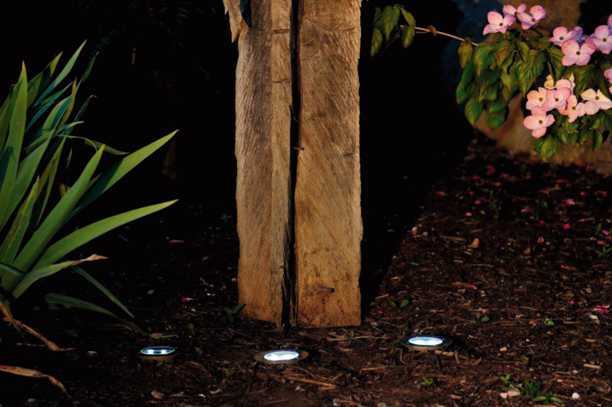 LOT DE 3 SPOTS ENCASTRABLES SOLAIRES