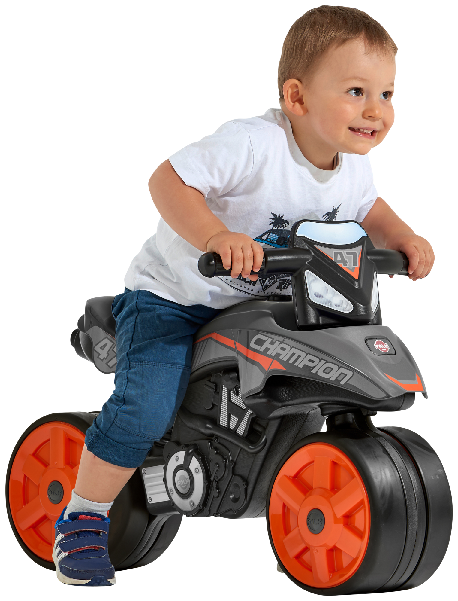 Draisienne moto "Champion" à roues silencieuses