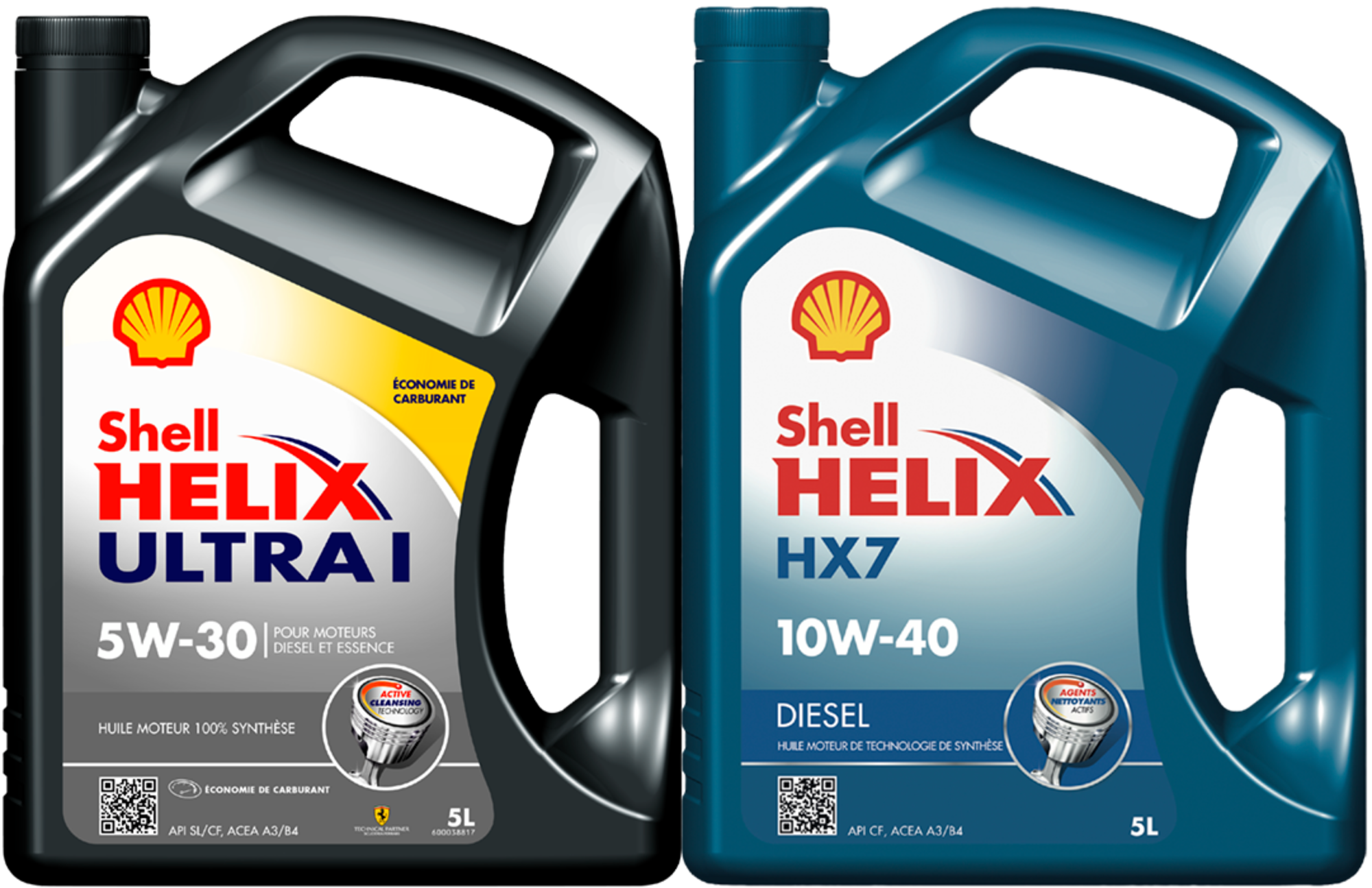 SUR LES PRODUITS PRÉSENTS EN MAGASIN DE LA GAMME D'HUILES AUTO "SHELL HELIX"