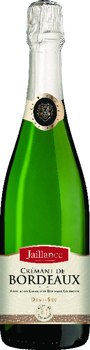 A.O.P(1) CRÉMANT DE BORDEAUX DEMI-SEC JAILLANCE