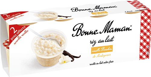 RIZ AU LAIT VANILLE BOURBON DE MADAGASCAR
