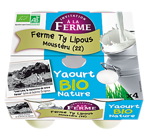 4 YAOURTS NATURE BIO