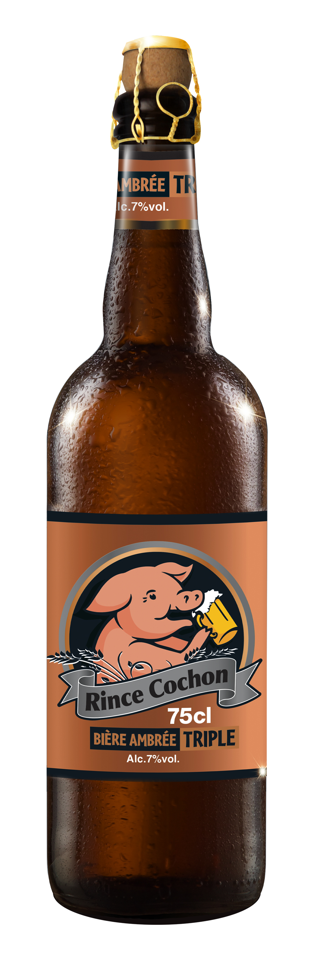 BIÈRE BLONDE DES FLANDRES AMBRÉE