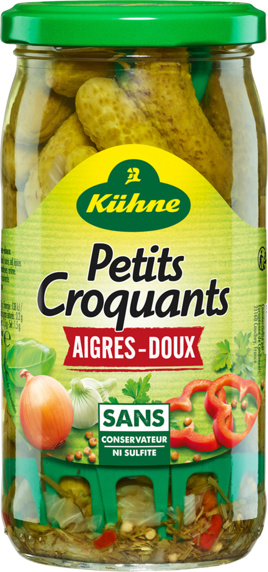 CORNICHONS PETITS CROQUANTS AIGRES-DOUX